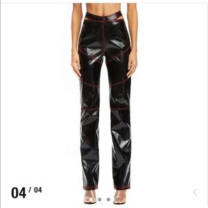 I AM GIA Paris Pants Black and Red
